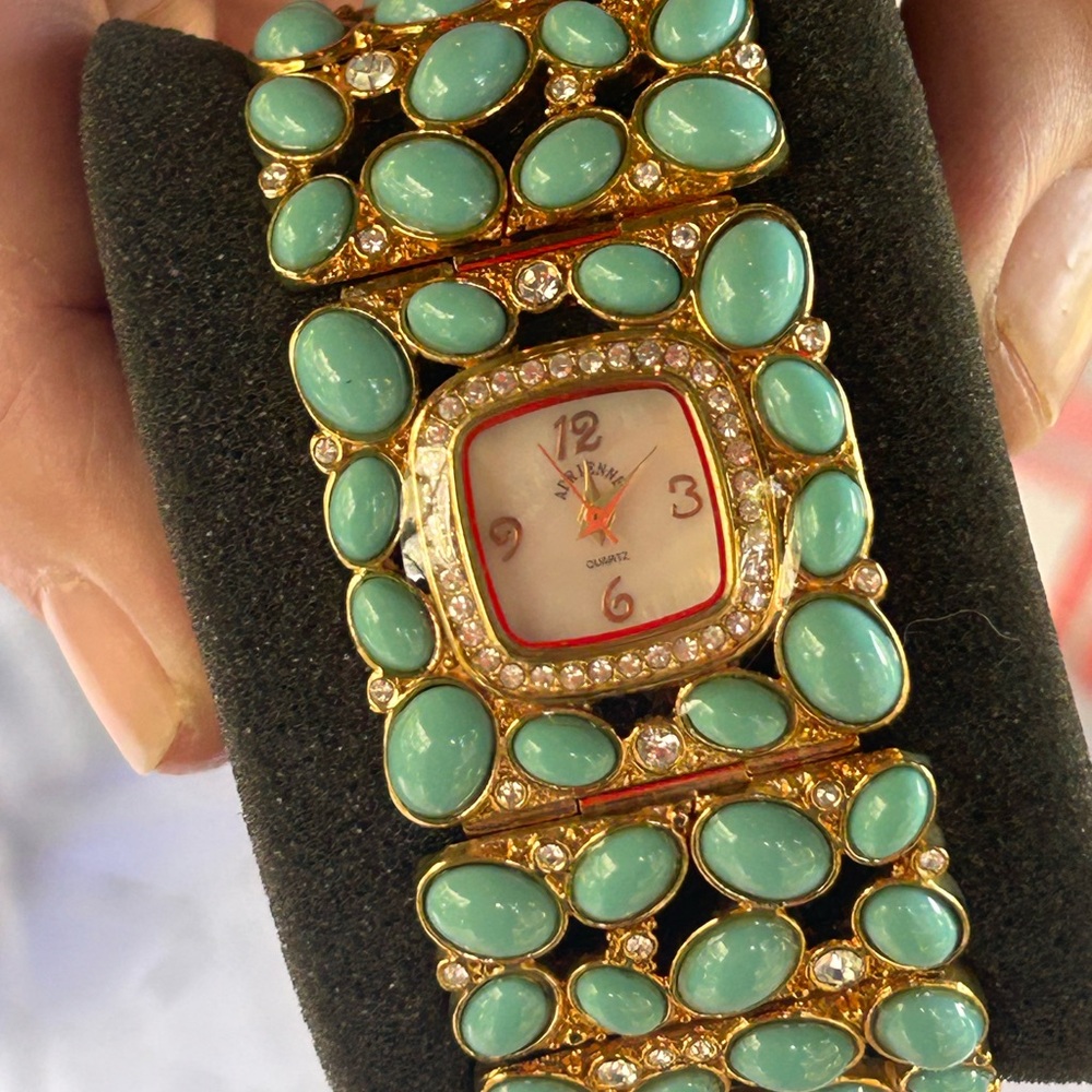 Adrienne Aqua and Gold Bracelet - Picture 3 of 6